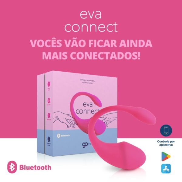 Cápsula Vibratória Multivelocidade Recarregável Go Vibe Eva Connect