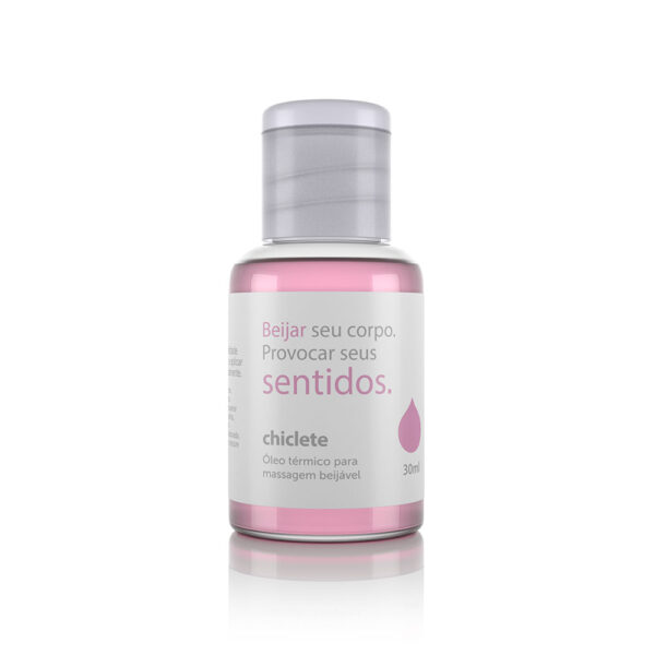 Óleo para Massagem Beijável Função Hot Sentidos Chiclete - 30 ml - Image 2