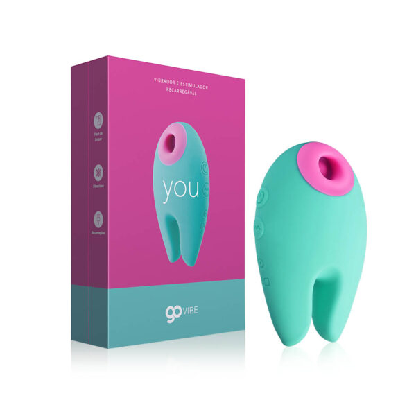 Vibrador e Estimulador de Clitóris Recarregável Go Vibe You - Image 2