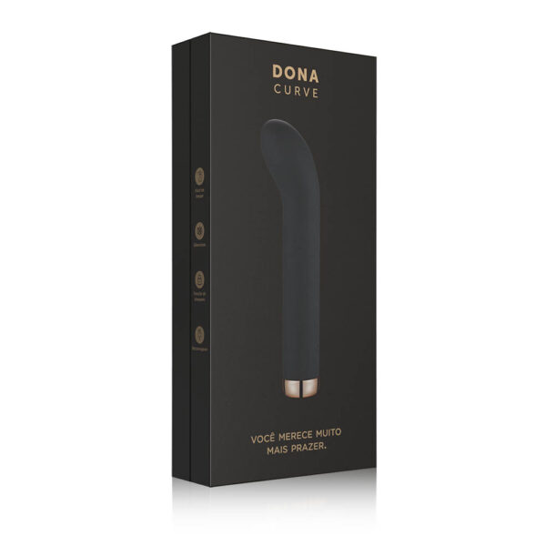 Vibrador e Estimulador Multivelocidade Recarregável Dona Curve - Imagem 5
