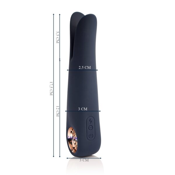 Vibrador e Estimulador Multivelocidade Recarregável Sensevibe Crazy - Image 5