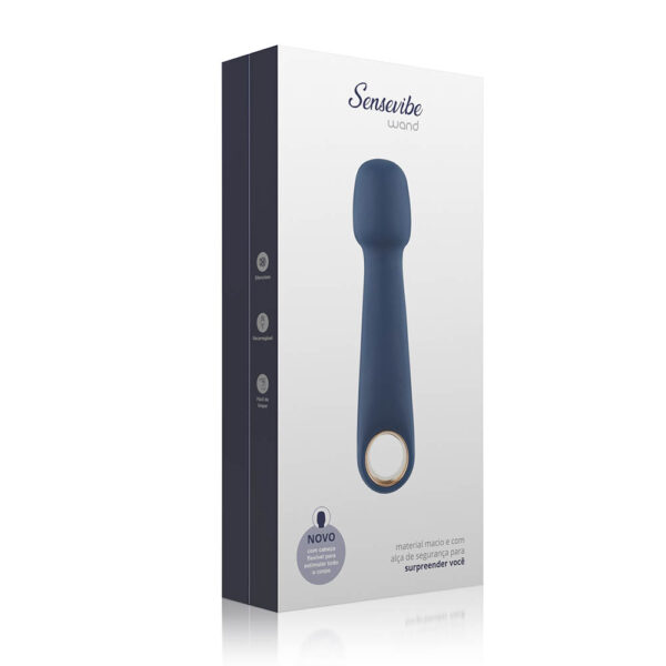 Vibrador e Estimulador Multivelocidade Recarregável Sensevibe Wand - Image 6