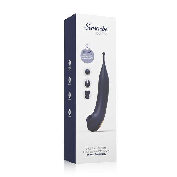 Vibrador e Estimulador Multivelocidade Recarregável Sensevibe Double - Image 13